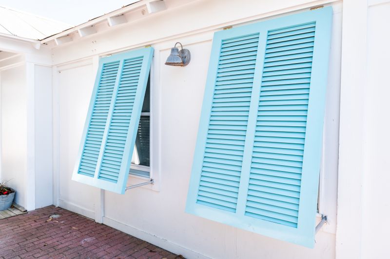 Repaired Hurricane Shutters